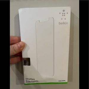 Brand new in box. Never opened. Belkin iPhone 13 ultra glass screen protector